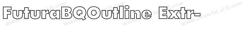 FuturaBQOutline Extr字体转换